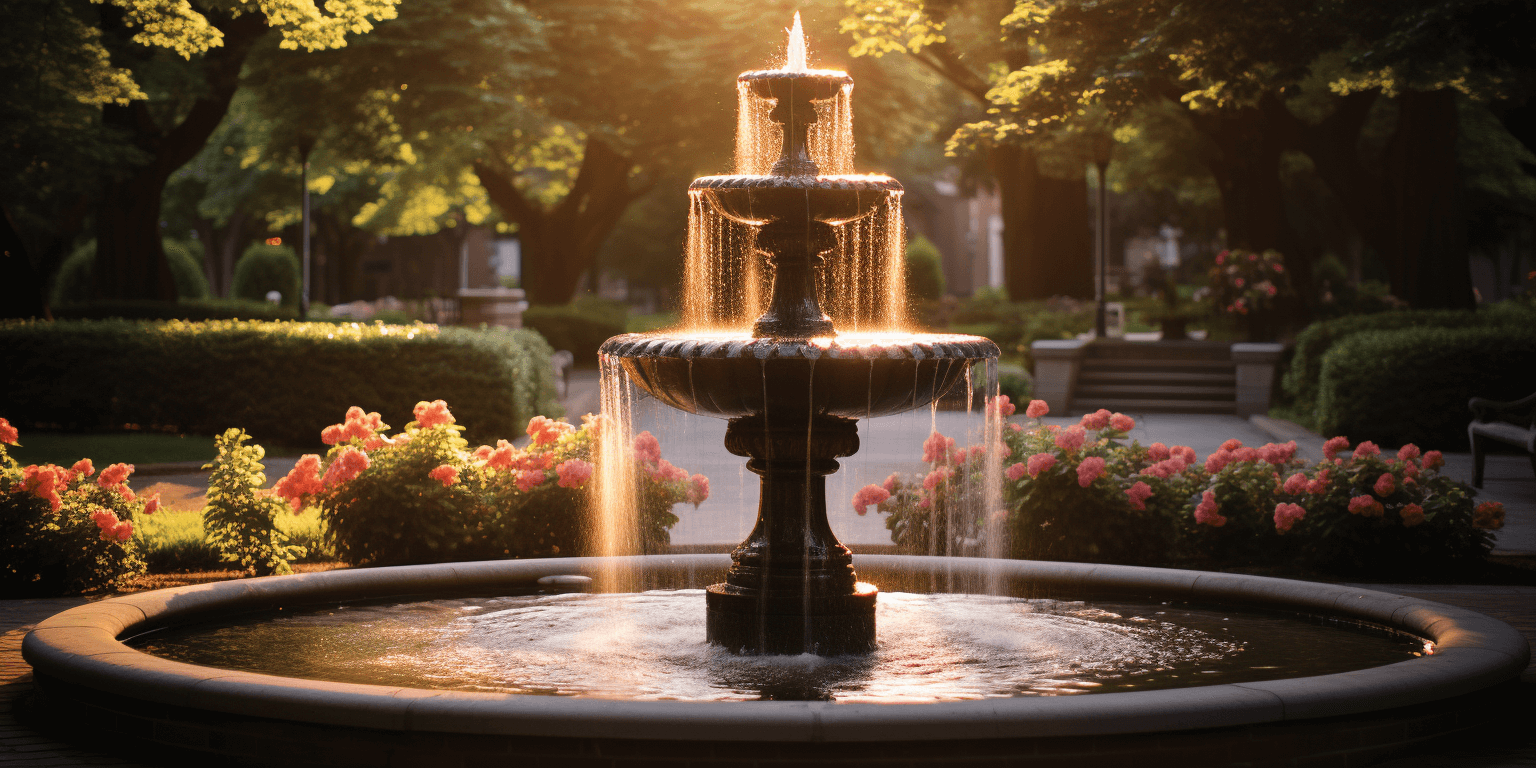water fountain feature